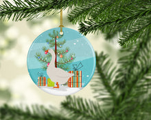 Load image into Gallery viewer, Embden Goose Christmas Ornament - Round Ceramic Ornament – Artist-Designed Keepsake Decoration BB9259CO1