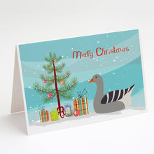 Load image into Gallery viewer, Pilgrim Goose Christmas Greeting Cards -  Blank Note Cards – 8-Pack of Artist-Designed Cards with Envelopes