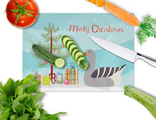 Load image into Gallery viewer, Pilgrim Goose Christmas Glass Cutting Boards – Durable, Decorative Kitchen Art Large BB9260LCB