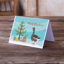 Load image into Gallery viewer, Toulouse Goose Christmas Greeting Cards -  Blank Note Cards – 8-Pack of Artist-Designed Cards with Envelopes