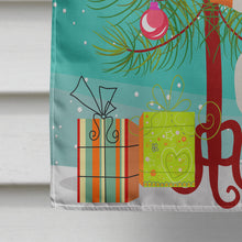 Load image into Gallery viewer, Shire Horse Christmas Flag Canvas House Size BB9267CHF