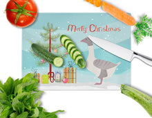 Load image into Gallery viewer, Buff Grey Back Goose Christmas Glass Cutting Boards – Durable, Decorative Kitchen Art Large BB9268LCB