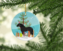 Load image into Gallery viewer, Pomeranian Rogener Goose Christmas Ornament - Round Ceramic Ornament – Artist-Designed Keepsake Decoration BB9271CO1