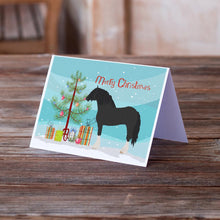 Load image into Gallery viewer, Pomeranian Rogener Goose Christmas Greeting Cards -  Blank Note Cards – 8-Pack of Artist-Designed Cards with Envelopes