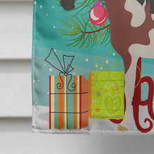 Load image into Gallery viewer, Pinto Horse Christmas Flag Canvas House Size BB9274CHF