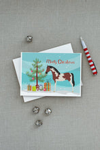 Load image into Gallery viewer, Pinto Horse Christmas Greeting Cards -  Blank Note Cards – 8-Pack of Artist-Designed Cards with Envelopes