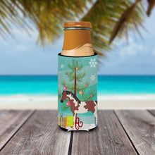 Load image into Gallery viewer, Pinto Horse Christmas   Hugger for slim cans BB9274MUK
