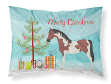 Load image into Gallery viewer, Pinto Horse Christmas Fabric Standard Pillowcase – Artistic Decorative Front, White Back BB9274PILLOWCASE