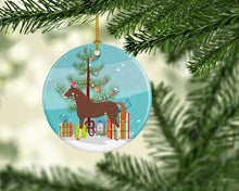 Load image into Gallery viewer, Hanoverian Horse Christmas Ornament - Round Ceramic Ornament – Artist-Designed Keepsake Decoration BB9276CO1
