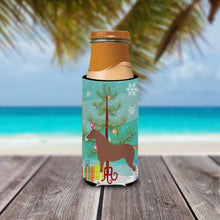 Load image into Gallery viewer, Hanoverian Horse Christmas   Hugger for slim cans BB9276MUK