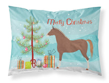 Load image into Gallery viewer, Hanoverian Horse Christmas Fabric Standard Pillowcase – Artistic Decorative Front, White Back BB9276PILLOWCASE