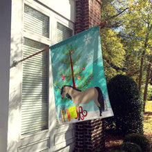 Load image into Gallery viewer, Welsh Pony Horse Christmas Flag Canvas House Size BB9277CHF