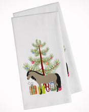 Load image into Gallery viewer, Welsh Pony Horse Christmas Kitchen Towels – Set of 2 - Decorative &amp; Absorbent Cotton | BB9277WTKT