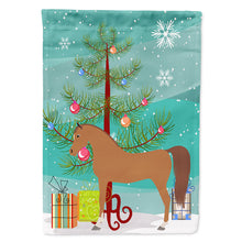 Load image into Gallery viewer, Arabian Horse Christmas Flag Canvas House Size BB9278CHF