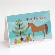 Load image into Gallery viewer, Arabian Horse Christmas Greeting Cards -  Blank Note Cards – 8-Pack of Artist-Designed Cards with Envelopes