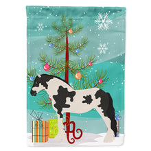 Load image into Gallery viewer, Cyldesdale Horse Christmas Flag Canvas House Size BB9279CHF