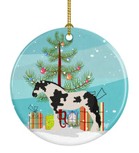 Load image into Gallery viewer, Cyldesdale Horse Christmas Ornament - Round Ceramic Ornament – Artist-Designed Keepsake Decoration BB9279CO1