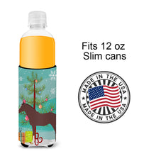Load image into Gallery viewer, English Thoroughbred Horse Christmas   Hugger for slim cans BB9280MUK