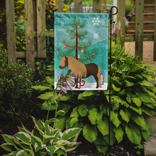 Load image into Gallery viewer, Shetland Pony Horse Christmas Garden Flag - Outdoor Decorative Yard Flag BB9281GF