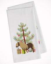 Load image into Gallery viewer, Shetland Pony Horse Christmas Kitchen Towels – Set of 2 - Decorative &amp; Absorbent Cotton | BB9281WTKT