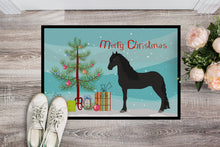 Load image into Gallery viewer, Friesian Horse Christmas Doormat - 18x27 Decorative Floor Mat – Indoor/Outdoor Rug with Artistic Flair BB9282MAT