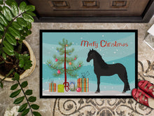 Load image into Gallery viewer, Friesian Horse Christmas Doormat - 18x27 Decorative Floor Mat – Indoor/Outdoor Rug with Artistic Flair BB9282MAT