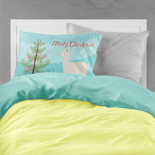 Load image into Gallery viewer, Alpaca Christmas Fabric Standard Pillowcase – Artistic Decorative Front, White Back BB9286PILLOWCASE
