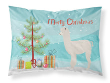 Load image into Gallery viewer, Alpaca Christmas Fabric Standard Pillowcase – Artistic Decorative Front, White Back BB9286PILLOWCASE