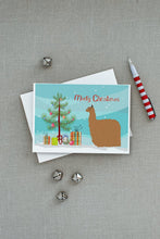 Load image into Gallery viewer, Alpaca Suri Christmas Greeting Cards -  Blank Note Cards – 8-Pack of Artist-Designed Cards with Envelopes