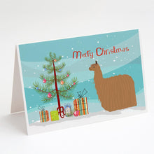 Load image into Gallery viewer, Alpaca Suri Christmas Greeting Cards -  Blank Note Cards – 8-Pack of Artist-Designed Cards with Envelopes