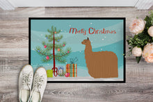 Load image into Gallery viewer, Alpaca Suri Christmas Doormat - 18x27 Decorative Floor Mat – Indoor/Outdoor Rug with Artistic Flair BB9287MAT