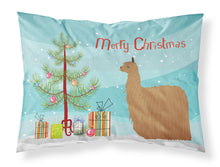 Load image into Gallery viewer, Alpaca Suri Christmas Fabric Standard Pillowcase – Artistic Decorative Front, White Back BB9287PILLOWCASE