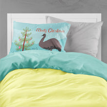 Load image into Gallery viewer, Emu Christmas Fabric Standard Pillowcase – Artistic Decorative Front, White Back BB9289PILLOWCASE