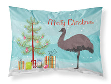 Load image into Gallery viewer, Emu Christmas Fabric Standard Pillowcase – Artistic Decorative Front, White Back BB9289PILLOWCASE