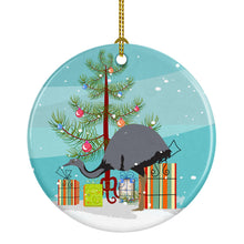 Load image into Gallery viewer, Rhea  Christmas Ornament - Round Ceramic Ornament – Artist-Designed Keepsake Decoration BB9290CO1