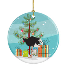 Load image into Gallery viewer, Common Ostrich Christmas Ornament - Round Ceramic Ornament – Artist-Designed Keepsake Decoration BB9291CO1