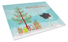 Load image into Gallery viewer, Common Ostrich Christmas Glass Cutting Boards – Durable, Decorative Kitchen Art Large BB9291LCB