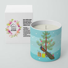 Load image into Gallery viewer, Indian Peacock Peafowl Christmas 10 oz Decorative Soy Candle