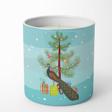 Load image into Gallery viewer, Indian Peacock Peafowl Christmas 10 oz Decorative Soy Candle