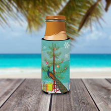 Load image into Gallery viewer, Indian Peacock Peafowl Christmas   Hugger for slim cans BB9292MUK