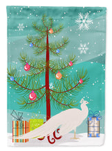 Load image into Gallery viewer, White Peacock Peafowl Christmas Garden Flag - Outdoor Decorative Yard Flag BB9293GF