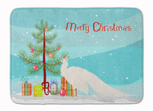 Load image into Gallery viewer, White Peacock Peafowl Christmas Machine Washable Memory Foam Mat BB9293RUG