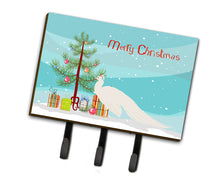 Load image into Gallery viewer, White Peacock Peafowl Christmas Leash or Key Holder BB9293TH68