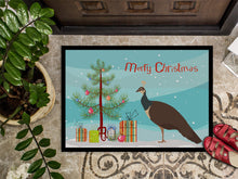 Load image into Gallery viewer, Indian Peahen Peafowl Christmas Doormat - 18x27 Decorative Floor Mat – Indoor/Outdoor Rug with Artistic Flair BB9294MAT