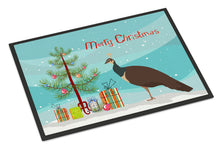 Load image into Gallery viewer, Indian Peahen Peafowl Christmas Doormat - 18x27 Decorative Floor Mat – Indoor/Outdoor Rug with Artistic Flair BB9294MAT