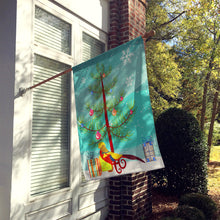 Load image into Gallery viewer, Golden or Chinese Pheasant Christmas Flag Canvas House Size BB9295CHF