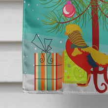 Load image into Gallery viewer, Golden or Chinese Pheasant Christmas Flag Canvas House Size BB9295CHF