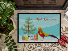 Load image into Gallery viewer, Golden or Chinese Pheasant Christmas Doormat - 18x27 Decorative Floor Mat – Indoor/Outdoor Rug with Artistic Flair BB9295MAT