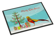 Load image into Gallery viewer, Golden or Chinese Pheasant Christmas Doormat - 18x27 Decorative Floor Mat – Indoor/Outdoor Rug with Artistic Flair BB9295MAT