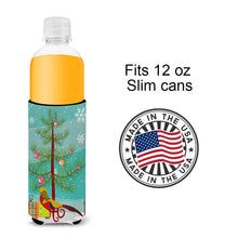 Load image into Gallery viewer, Golden or Chinese Pheasant Christmas   Hugger for slim cans BB9295MUK
